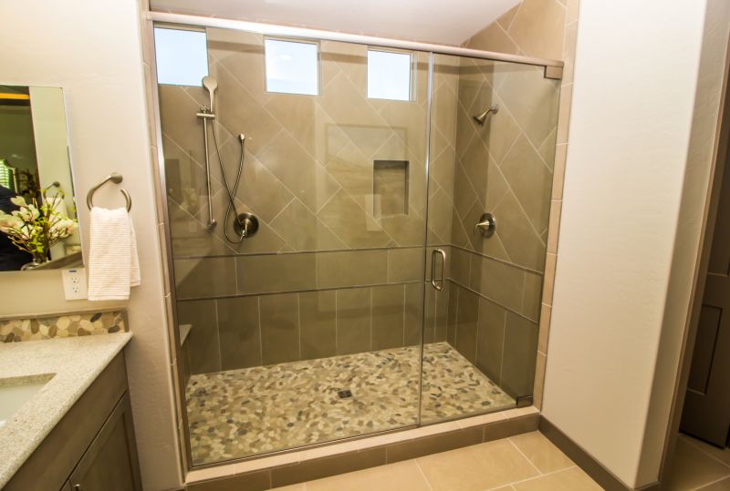 Contemporary Shower Areas